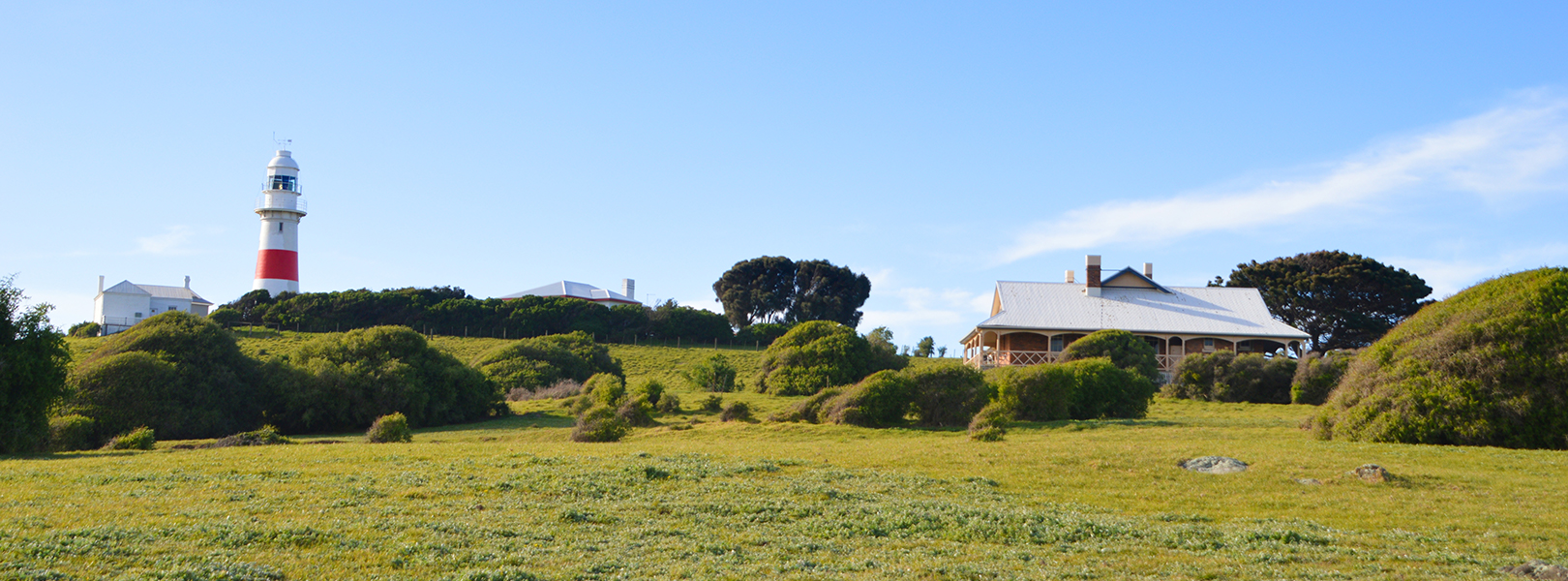 The Queenslander and Low Head lighthouse