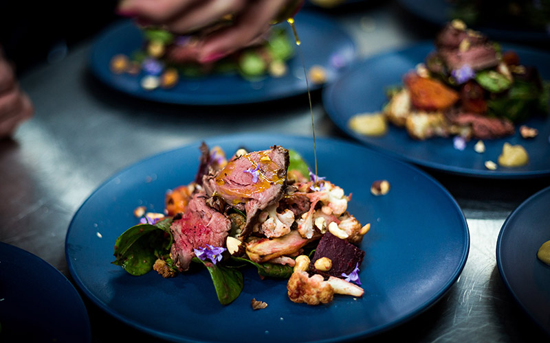 Off the table experience at Provenance kitchen cooking school.