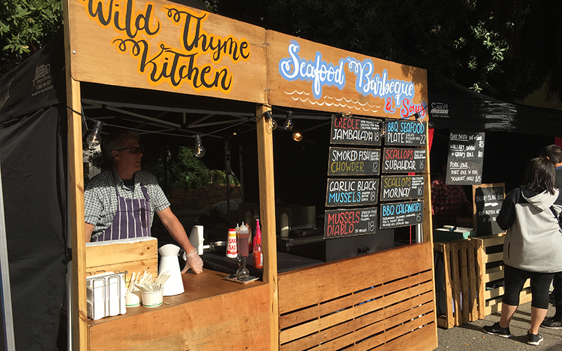 Wild Thyme Kitchen stall