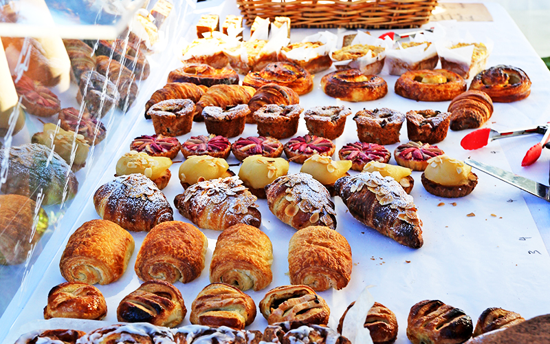 Pastries at Bream Creek Farmers Market