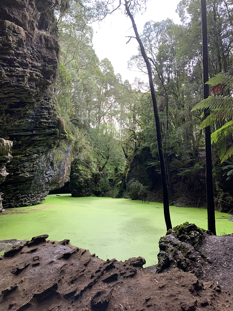Green water at Trowutta Arch