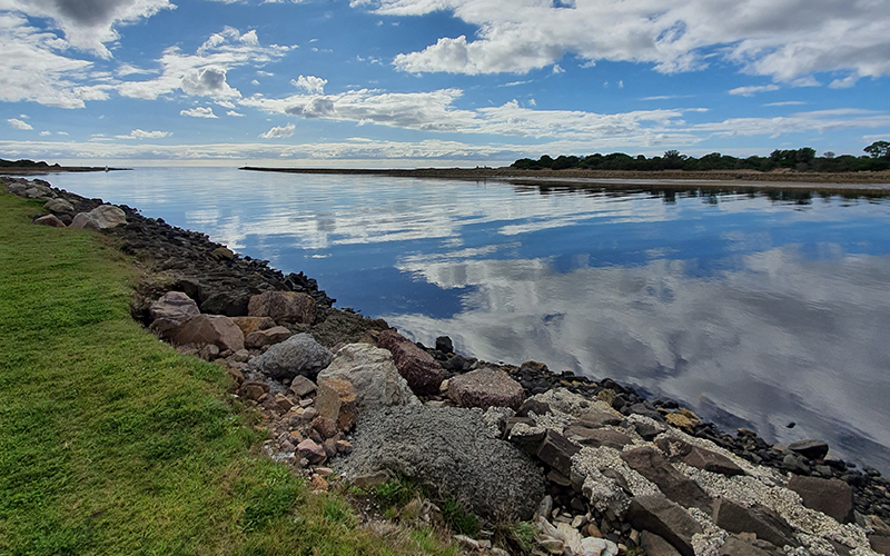 Reflections on the Leven River in Ulverstone