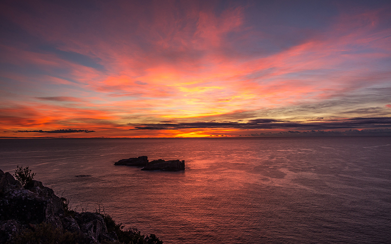 Sunrise at Coles Bay