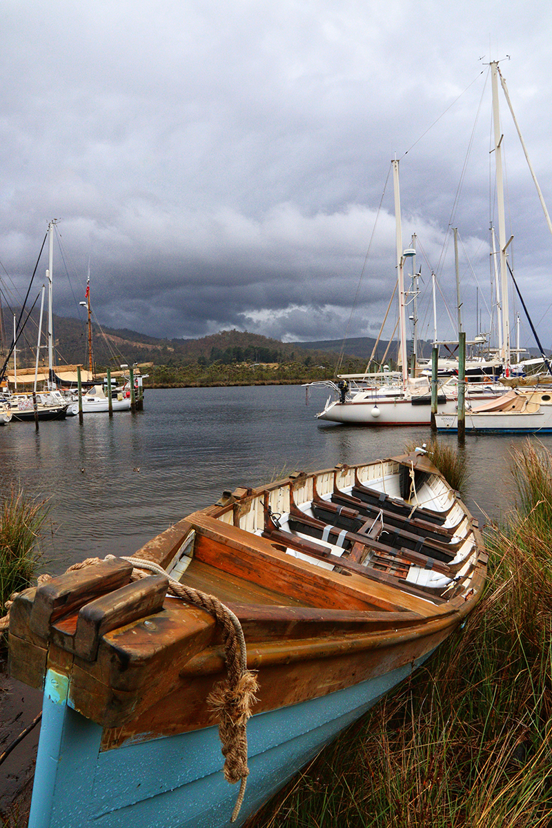 Wooden boat at Franklin