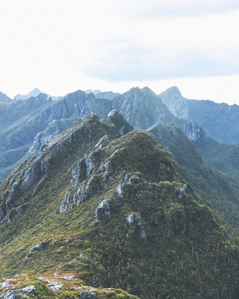 Mountains at Western Arthurs Traverse