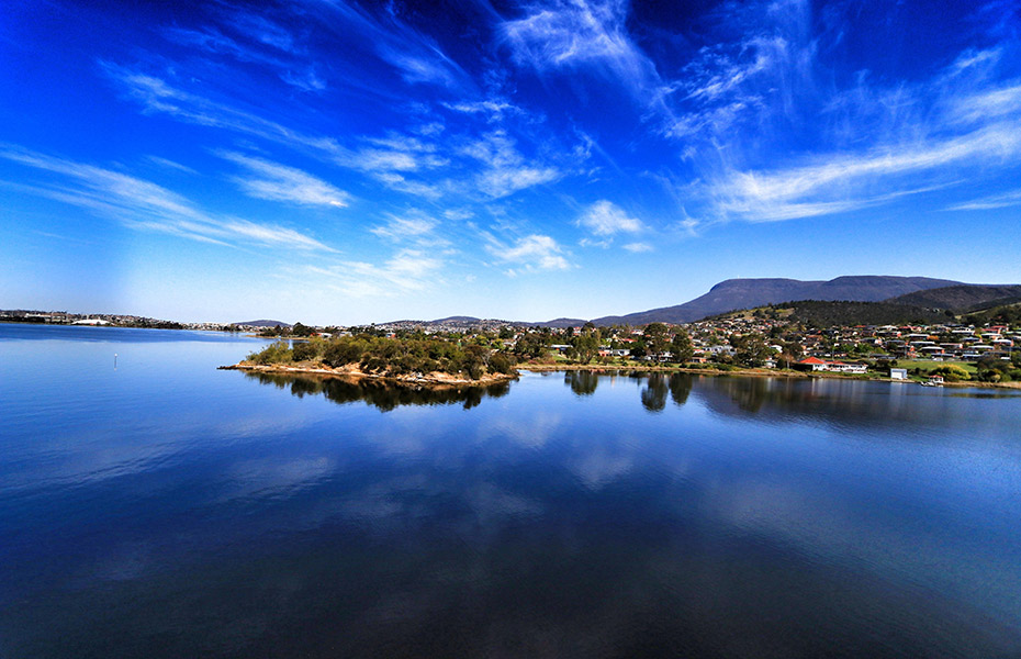 Mount Wellington-Kunanyi from Mona