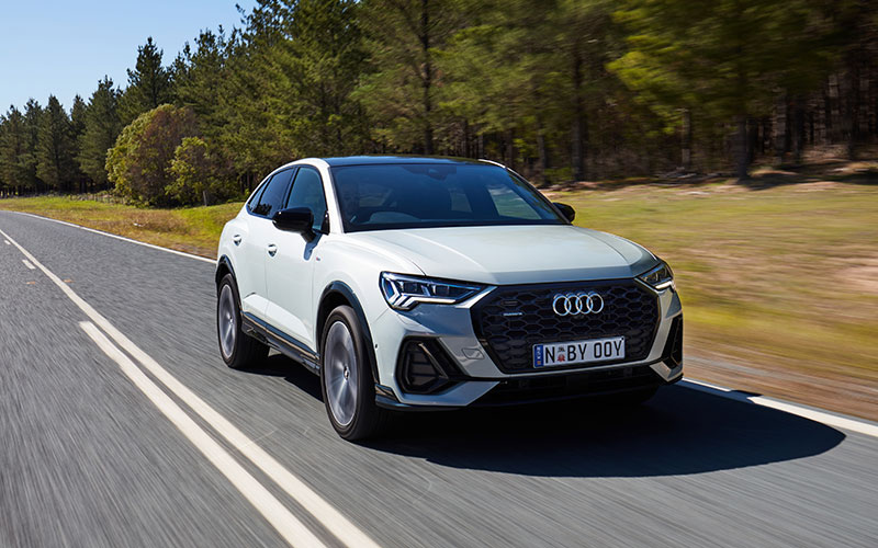 Audi Q3 40 on the road