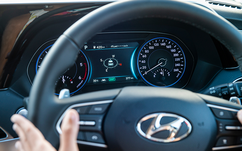 Steering wheel of Hyundai Palisade