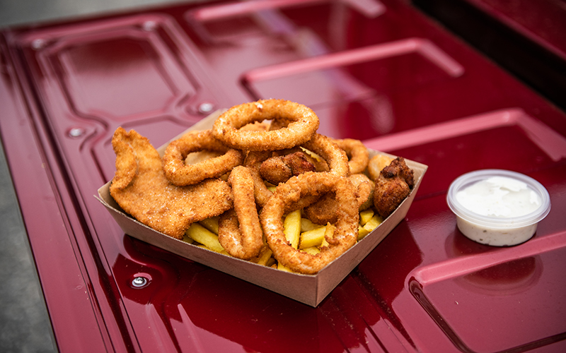 Fish and chips from Doo Town