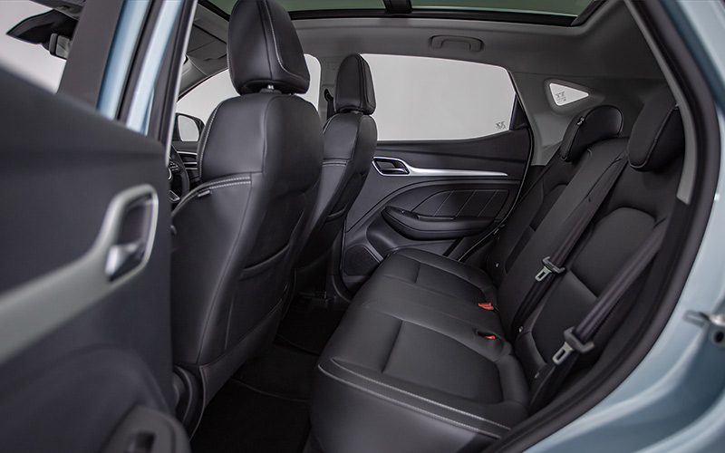 Spacious back seat area