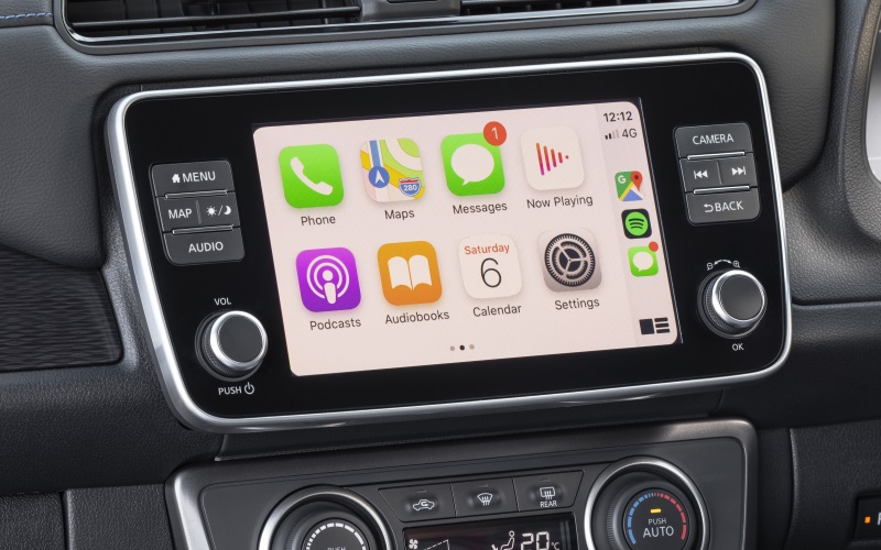 Nissan Leaf touch-screen display