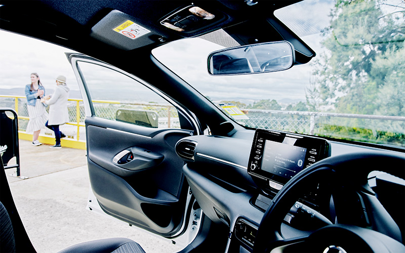 Toyota Yaris in the Tamar Valley
