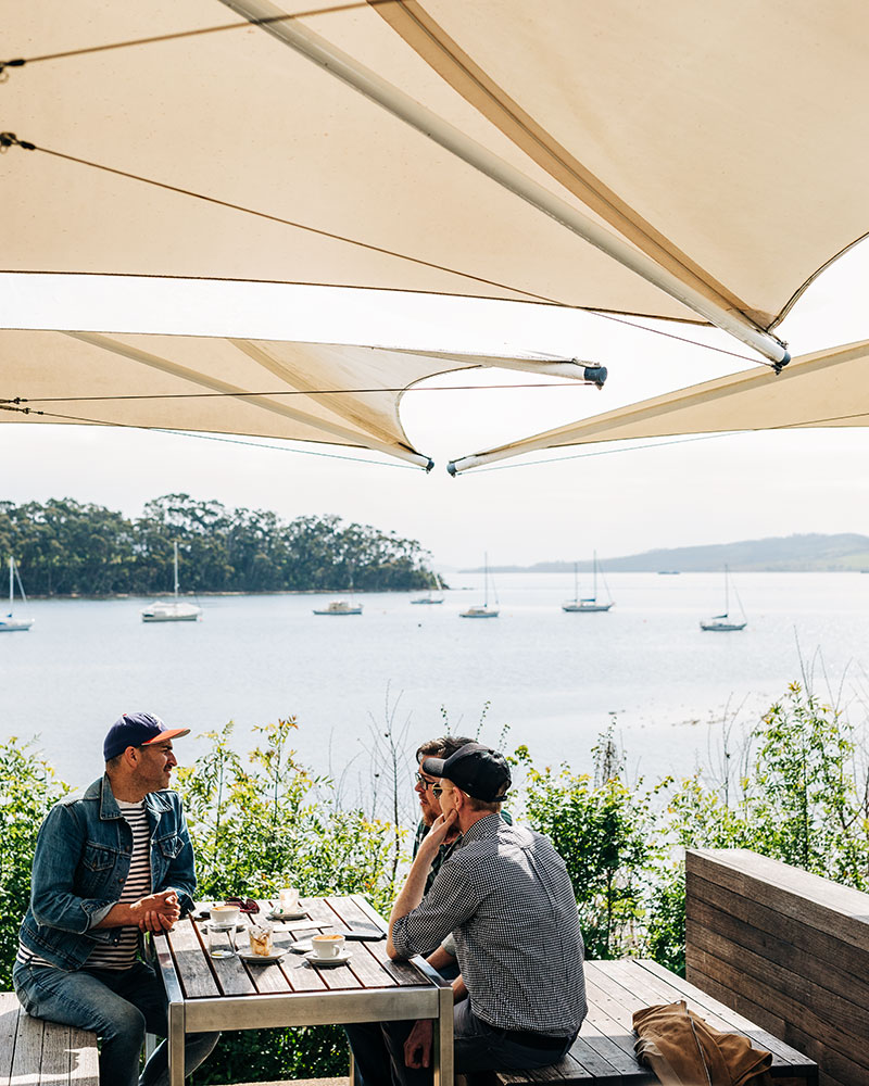 D'Entrecasteaux Channel views at Peppermint Bay.