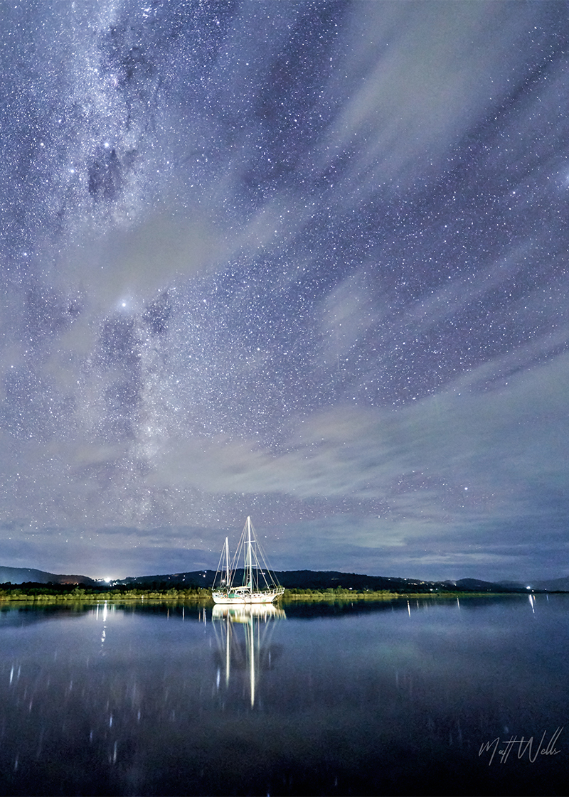 Star gazing over the huon