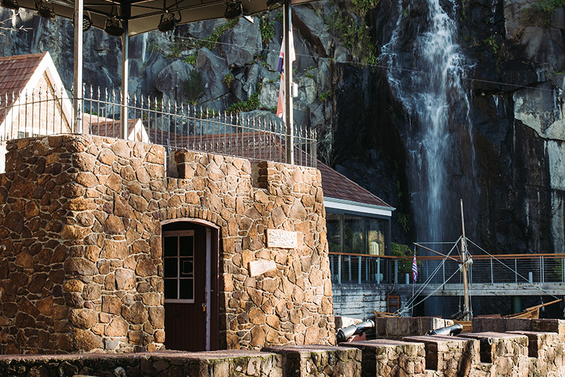 Sarah Island replica at Penny Royal Adventures.