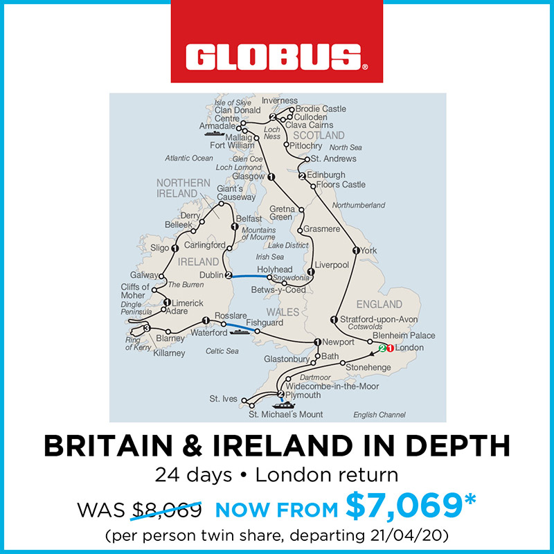 Britain and Ireland in depth Tour