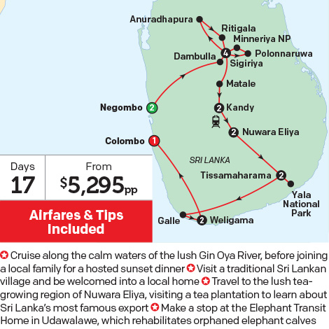 Bunnik 17 day Sri Lankan Discovery tour