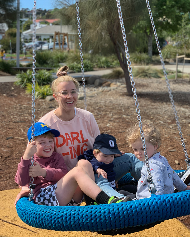 On the swing