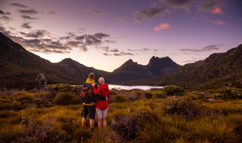 Sunset over Cradle Mountain