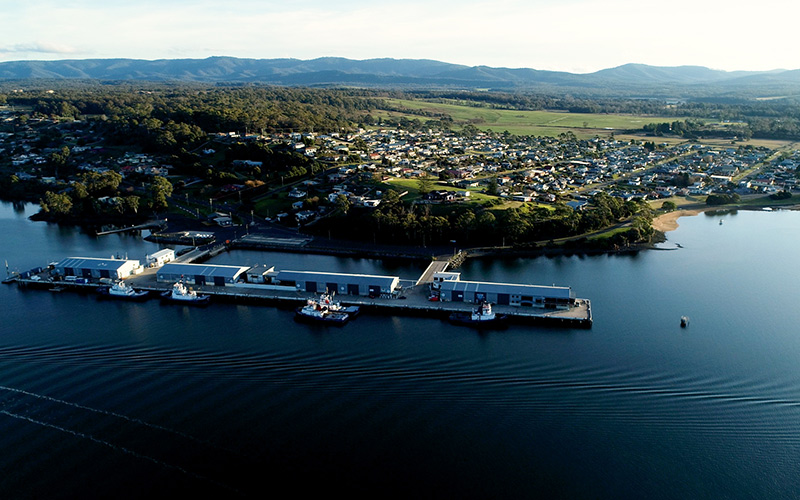 Inspection Head Wharf by air