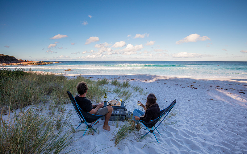 Beach relaxing