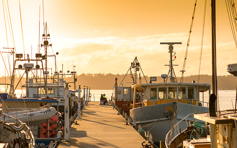 Sunrise over Georges Bay